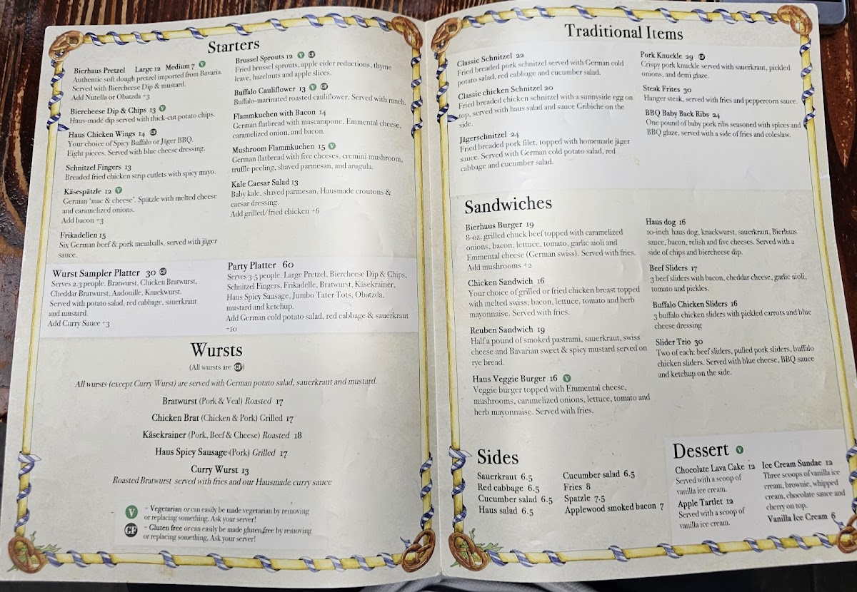 Bierhaus NYC Menu - Image 2