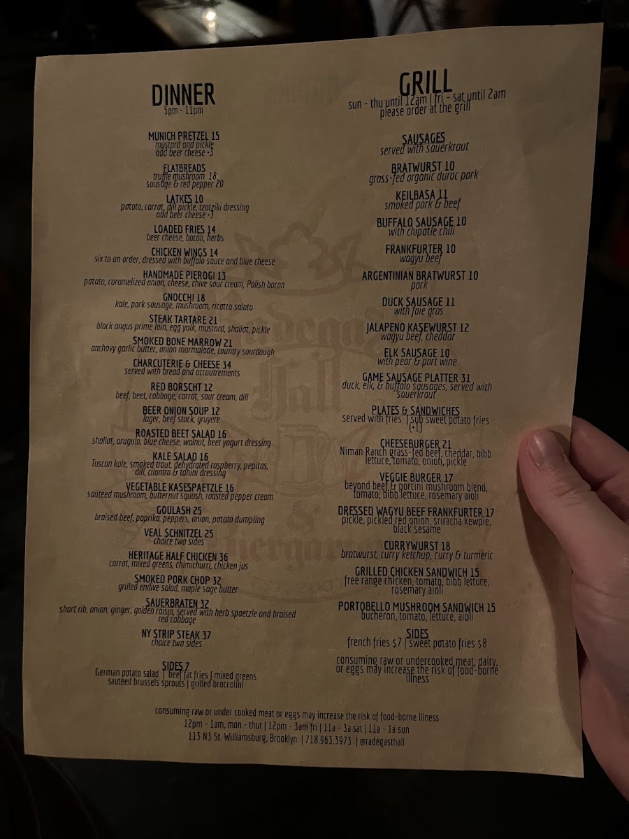 Bierhaus NYC Menu - Image 4
